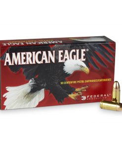 Federal American Eagle, 9mm, FMJ, 115 Grain, 50 Rounds
