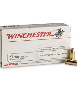 WINCHESTER 9MM - 115 GRAIN - FULL METAL JACKET- 1000 ROUNDS - BRASS CASE